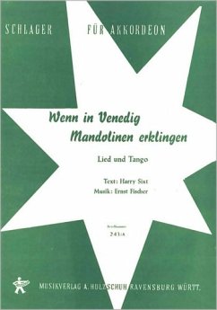 Cover Fischer, Ernst Wenn in Venedig Mandolinen erklingen Akkordeon