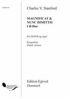 Charles Villiers Stanford, Magnificat&nunc Dimittis Buch