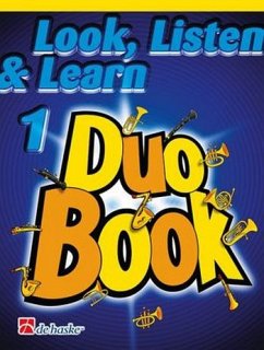Cover Look listen and learn vol.1 - Duo Book for 2 tenor saxophones (soprano saxophones) score
