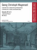 Sonate C-Dur WV445,3 für 3 Violoncelli und Kontrabaß Partitur und Stimmen