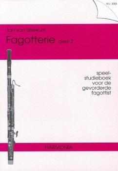 Cover Fagotterie vol.2 Speel-studieboek voor de gevorderde fagottist