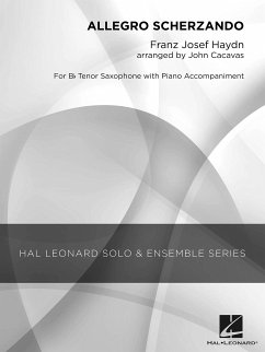 Franz Joseph Haydn, Allegro Scherzando Tenor Saxophone Buch Franz Joseph Haydn, Allegro Scherzando Tenor Saxophone Buch