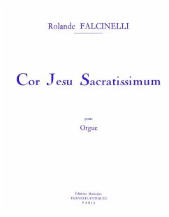 Cover Cor Jesu sacratissimum pour orgue copie d'archive