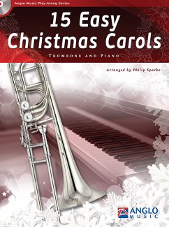 Cover 15 easy Christmas Carols (+CD) for trombone and piano