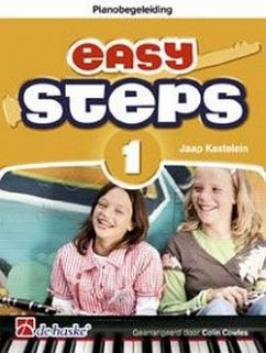 Cover Jaap Kastelein_Klaas de Jong Easy Steps 1 - pianobegeleiding klarine Bb Clarinet and Piano Buch