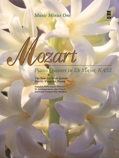 Cover Wolfgang Amadeus Mozart, Piano Quintet in E-flat Major, KV452 Klavier Buch + CD