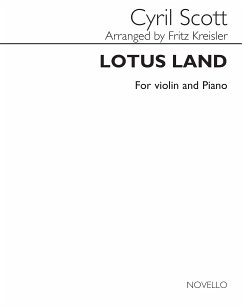 Cover Cyril Scott, Lotus Land for Violin And Piano Violine und Klavier Buch
