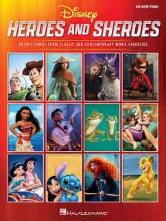 Cover Disney Heroes and Sheroes for Big-Note Piano