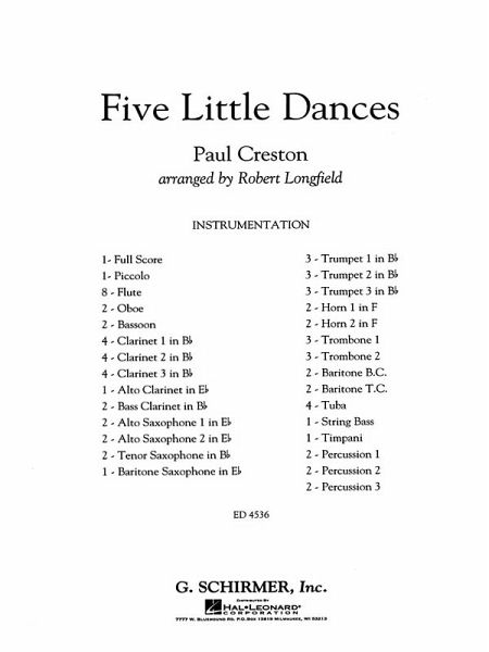 Five Little Dances Five Little Dances