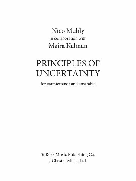 Principles Of Uncertainty Principles Of Uncertainty