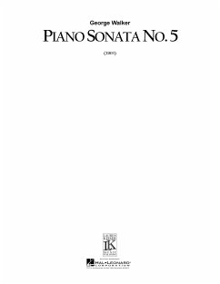 Cover George Walker, Piano Sonata No. 5 Klavier Buch