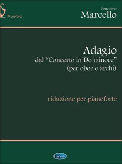 Cover Benedetto Marcello, Adagio Klavier Buch