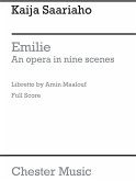 Kaija Saariaho: Emilie (Full Score) Soprano, Orchestra Score