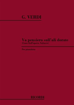 Va pensiero sull' ali dorate per pianoforte (con testo)