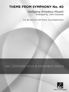 Cover Ludwig van Beethoven, Theme from Symphony No. 40 Clarinet Buch