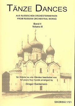 Cover Tänze aus russischen Orchesterwerken Band 2 für Klavier zu 4 Händen