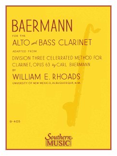 Cover Baermann For Alto And Bass Clarinet Alto Clarinet Buch