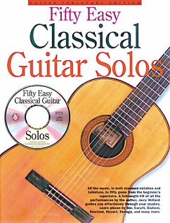 Cover Fifty Easy Classical Guitar Solos