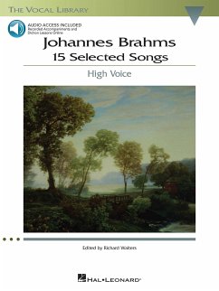 Cover Johannes Brahms: 15 Selected Songs
