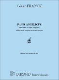 Panis angelicus pour baryton (mezzo-sooprano) et orgue (piano) partition