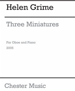 Cover Helen Grime: Three Miniatures Oboe, Piano Accompaniment Instrumental Album