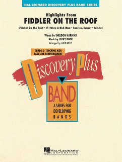 Cover Jerry Bock_Sheldon Harnick, Highlights from Fiddler on the Roof Concert Band/Harmonie Partitur + Stimmen