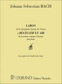 J.S. Bach Largo 5 Sonate Violon Et Air 30 Cantatepiano Pianoforte