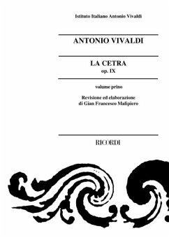 La cetra op.9 Band 1 (Nr.1-6) Studienpartitur