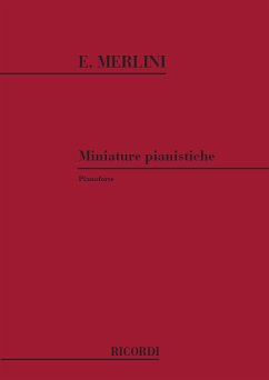 E. Merlini Miniature Pianistiche Pianoforte