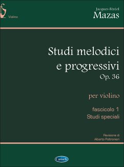 Cover Jacques-Féréol Mazas, Studi Melodici e Progressivi, Op.36 Violin Buch