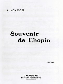 Souvenir de Chopin pour piano
