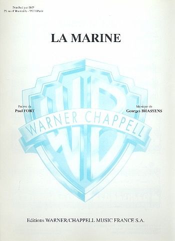 La Marine: pour piano/chant/guitare partition La Marine: pour piano/chant/guitare partition