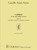 Caprice sur des airs danois et russes op.79 pour flute, hautbois clarinette et piano, partition et parties