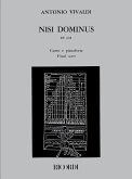 Nisi dominus RV608 per contralto, archi et bc canto e pianoforte (la/en)