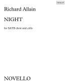 Richard Allain, Night SATB and Cello Stimmen-Set