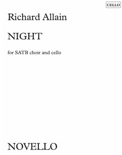 Richard Allain, Night SATB and Cello Stimmen-Set