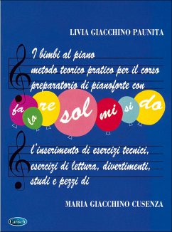Cover Livia Giacchino Paunita, I Bimbi al Piano Klavier Buch