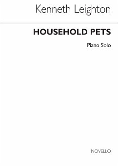 Cover Kenneth Leighton, Household Pets for Piano Op.86 Klavier Buch