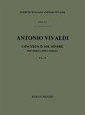 A. Vivaldi Concerti Per Vl., Archi E B.C.: In Sol Min. Rv 333 Concerti Per Violino