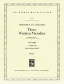 Willnecker, Hermann Three Western Melodies Akkordeonorchester Partitur