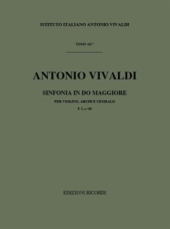 A. Vivaldi Concerti Per Vl., Archi E B.C.: In Do Rv 192 Concerti Per Violino