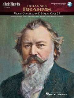 Music Minus One Violin Concerto D major op.77 (+CD) for violin and orchestra