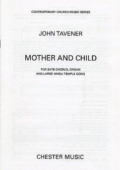 Cover Mother and Child for mixed chorus, organ and large Hindu Temple gong score