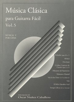 Cover CARMK12601 Música Clásica para Guitarra Fácil, Volumen 5