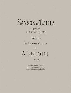 Cover Samson et Dalila fantaisie pour violon et piano