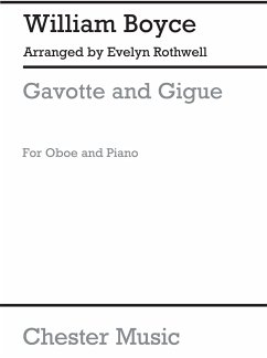 Cover Gavotte and Gigue for oboe and piano