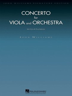 Cover John Williams, Concerto for Viola and Orchestra Viola und Klavier Buch