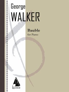 Cover George Walker, Bauble Klavier Buch