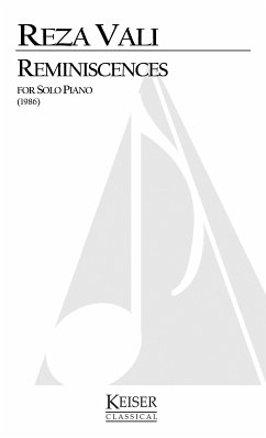 Reza Vali, Reminiscences Klavier Buch Cover Reza Vali, Reminiscences Klavier Buch