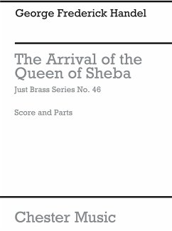 Cover The Arrival of the Queen of Sheba for brass ensemble score and parts